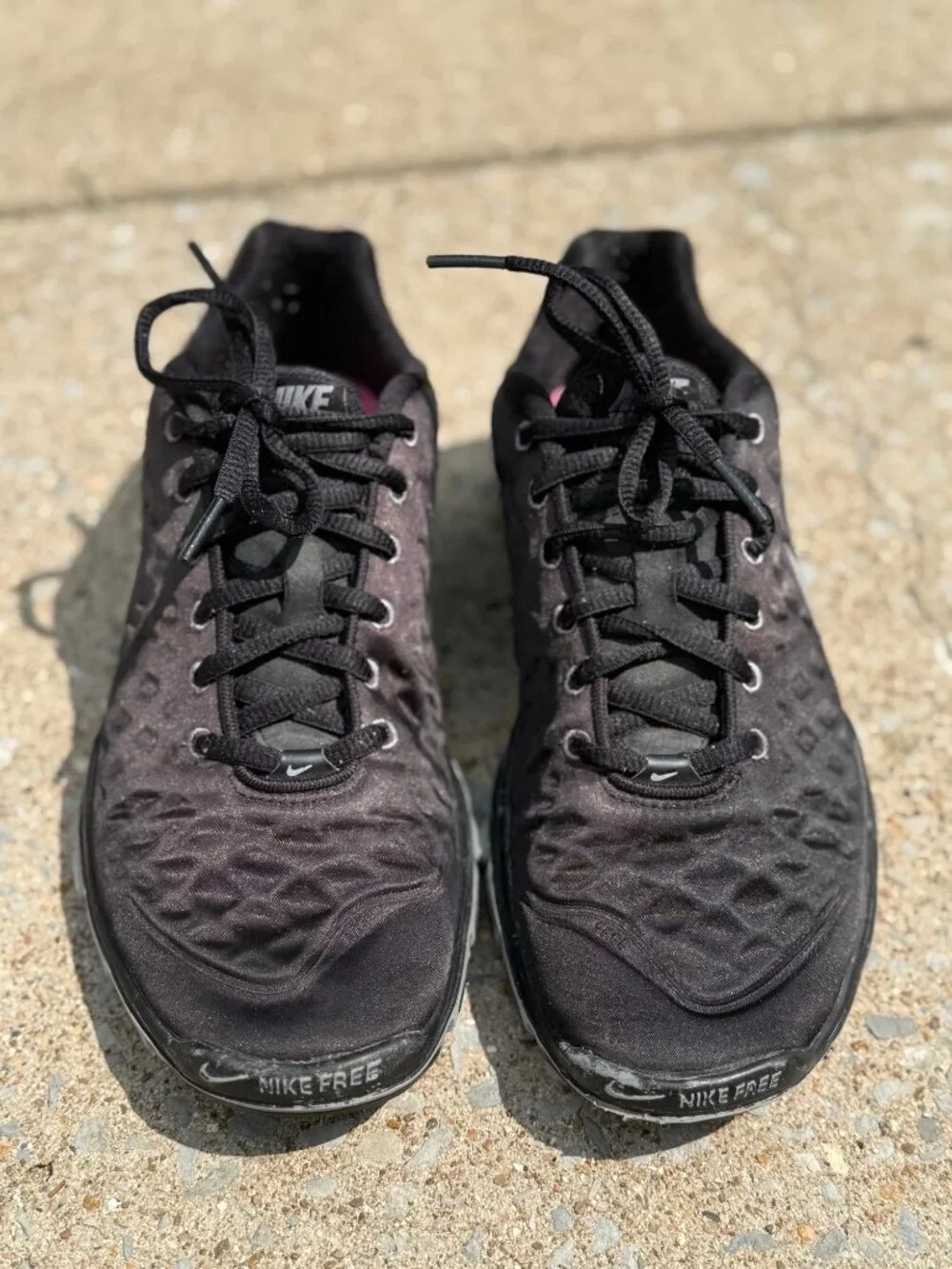 Nike Free TR Fit 2 Black Training Shoes Y2K Athleisure Womens 8.5 4012